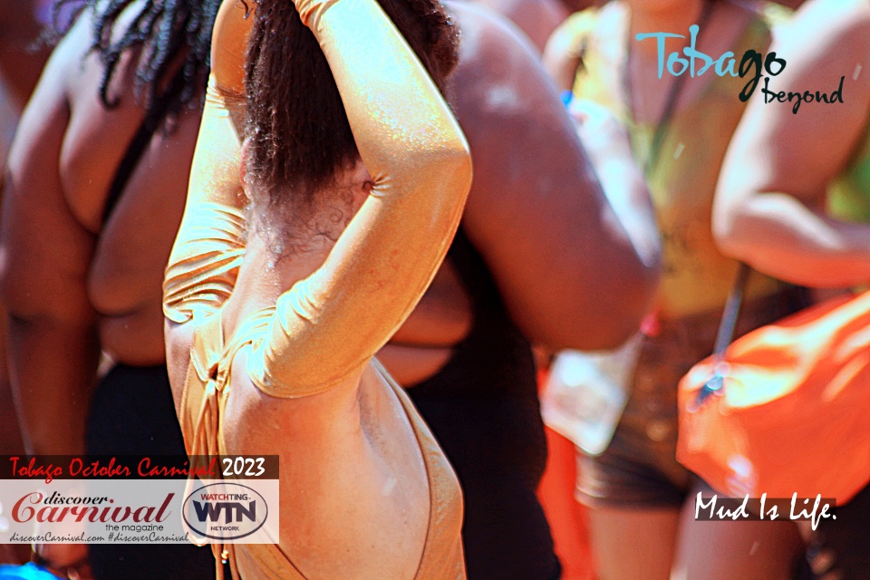 Tobago Carnival 2023 - Scarborough, Tobago.- MIL - Mud is Life.