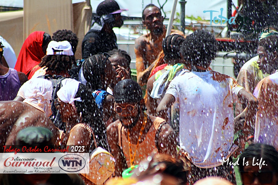 Tobago Carnival 2023 - Scarborough, Tobago.- MIL - Mud is Life.