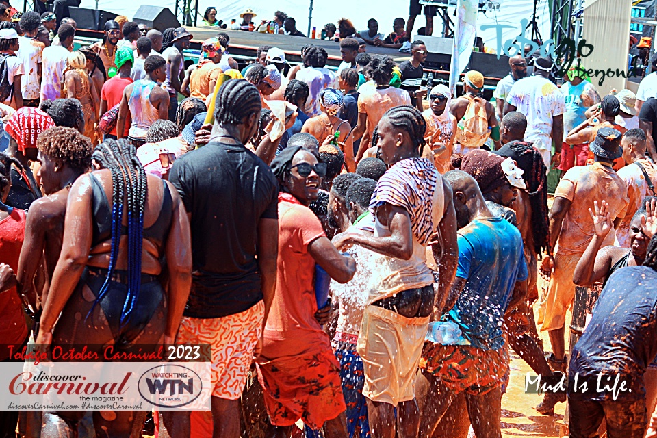 Tobago Carnival 2023 - Scarborough, Tobago.- MIL - Mud is Life.