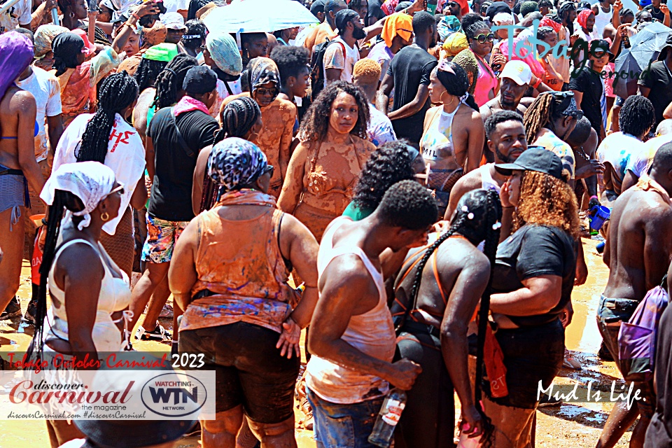 Tobago Carnival 2023 - Scarborough, Tobago.- MIL - Mud is Life.