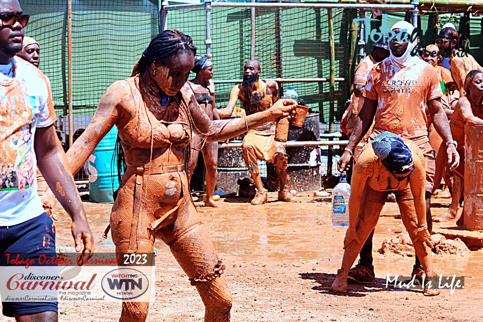 Tobago Carnival 2023 - Scarborough, Tobago.- MIL - Mud is Life.