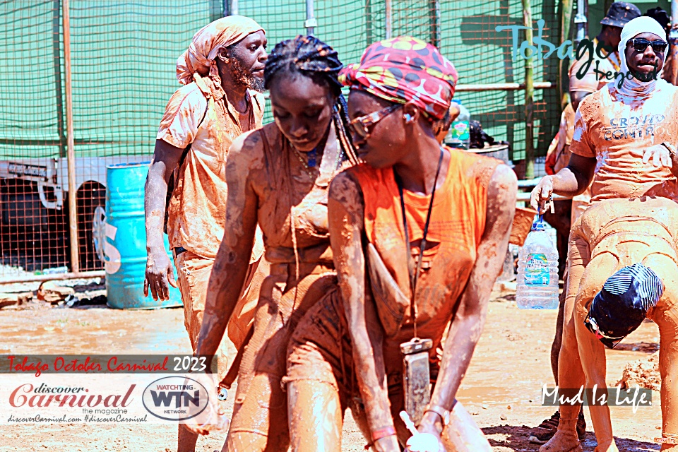 Tobago Carnival 2023 - Scarborough, Tobago.- MIL - Mud is Life.