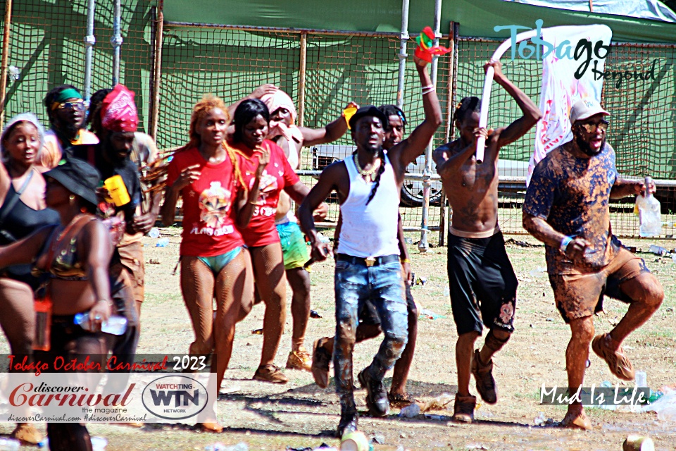 Tobago Carnival 2023 - Scarborough, Tobago.- MIL - Mud is Life.