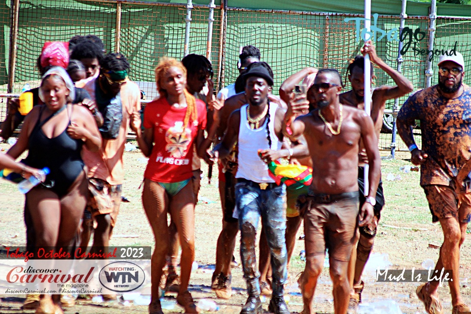 Tobago Carnival 2023 - Scarborough, Tobago.- MIL - Mud is Life.