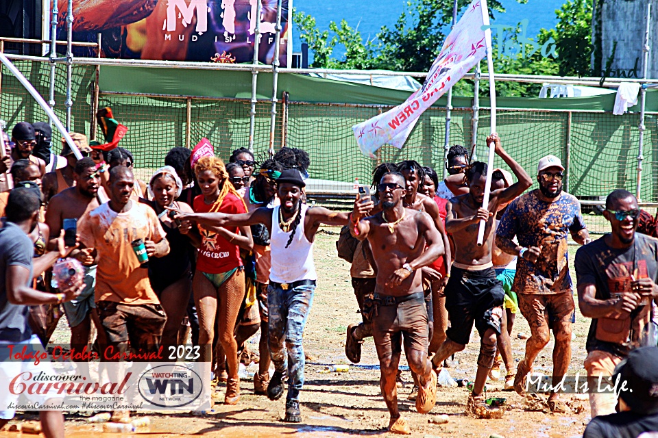 Tobago Carnival 2023 - Scarborough, Tobago.- MIL - Mud is Life.