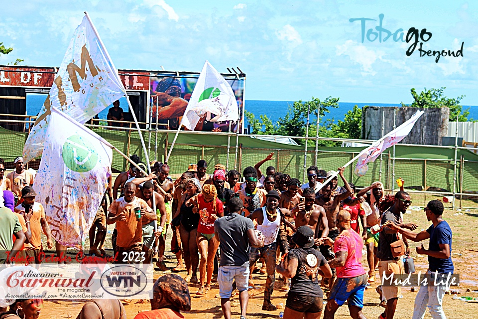 Tobago Carnival 2023 - Scarborough, Tobago.- MIL - Mud is Life.