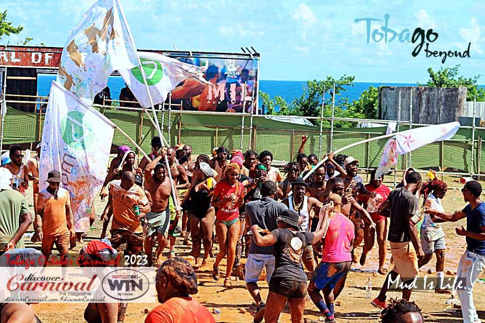 Tobago Carnival 2023 - Scarborough, Tobago.- MIL - Mud is Life.