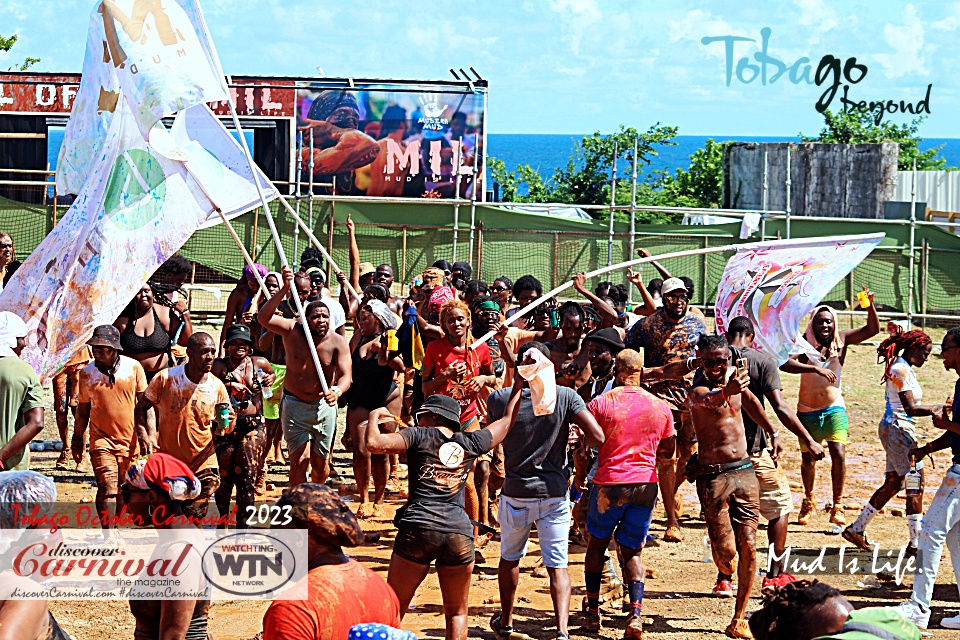 Tobago Carnival 2023 - Scarborough, Tobago.- MIL - Mud is Life.