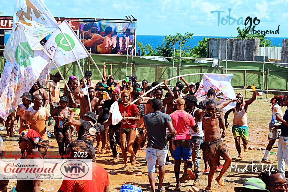 Tobago Carnival 2023 - Scarborough, Tobago.- MIL - Mud is Life.