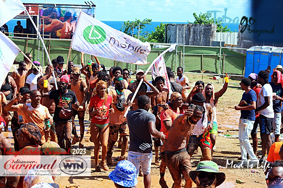 Tobago Carnival 2023 - Scarborough, Tobago.- MIL - Mud is Life.