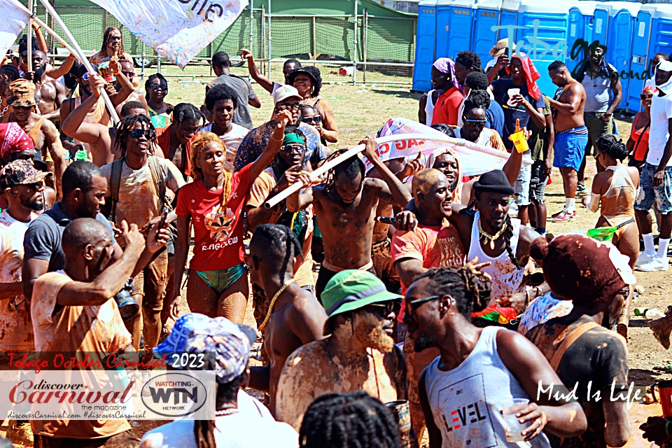 Tobago Carnival 2023 - Scarborough, Tobago.- MIL - Mud is Life.