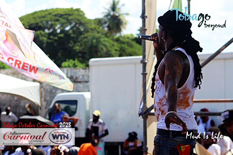 Tobago Carnival 2023 - Scarborough, Tobago.- MIL - Mud is Life.