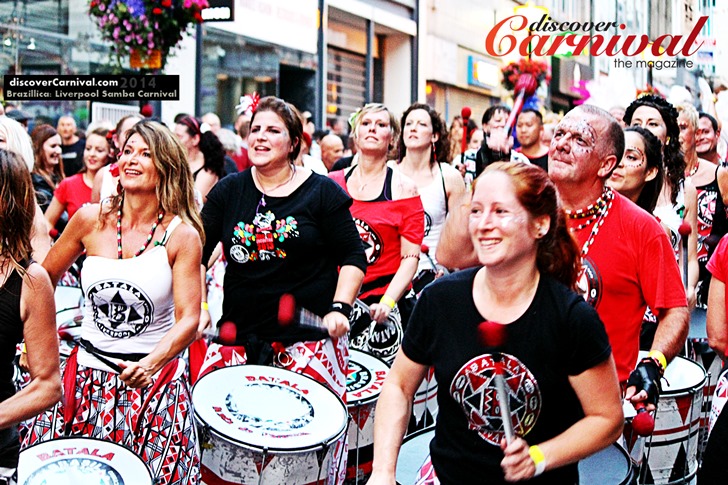 Brazilica Festival 2014 and Liverpool Samba Carnival in Liverpool.